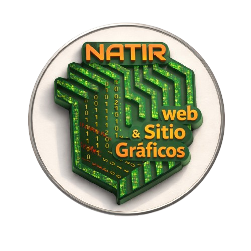 Logo personal de Natir Site, versión 3, enfoque minimalista para identidad y presencia visual